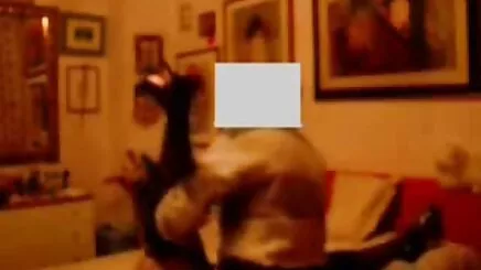 Kraliçe hood siyah arap pron canavar alır